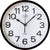 Orologio da parete JVD 25,5 cm Ø in plastica • Movimento al quarzo silenzioso • Numeri arabi
