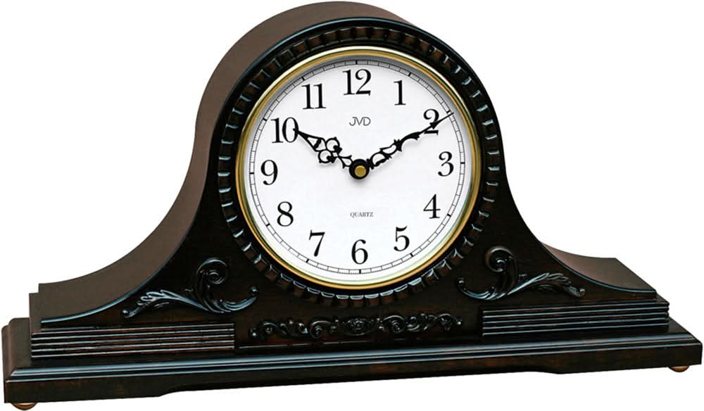 Orologio da tavolo JVD 25x46 cm Legno • Design senza tempo • Movimento al quarzo preciso