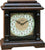 Orologio da tavolo in legno con frontale in vetro, numeri arabi, quadrante con JVD