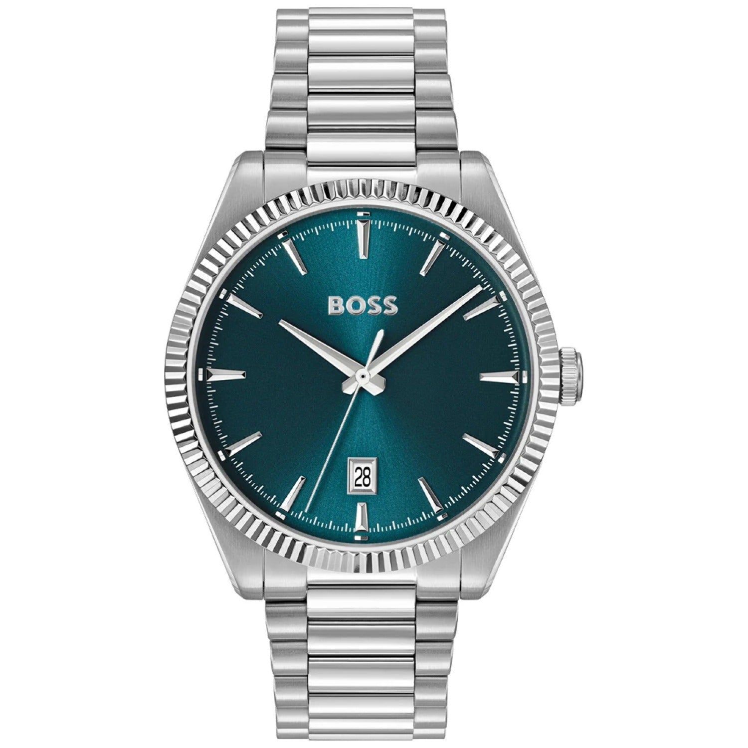 BOSS Cheswick 1514309 Herrenuhr • Blaues Sunray-Zifferblatt • Edelstahlgehäuse