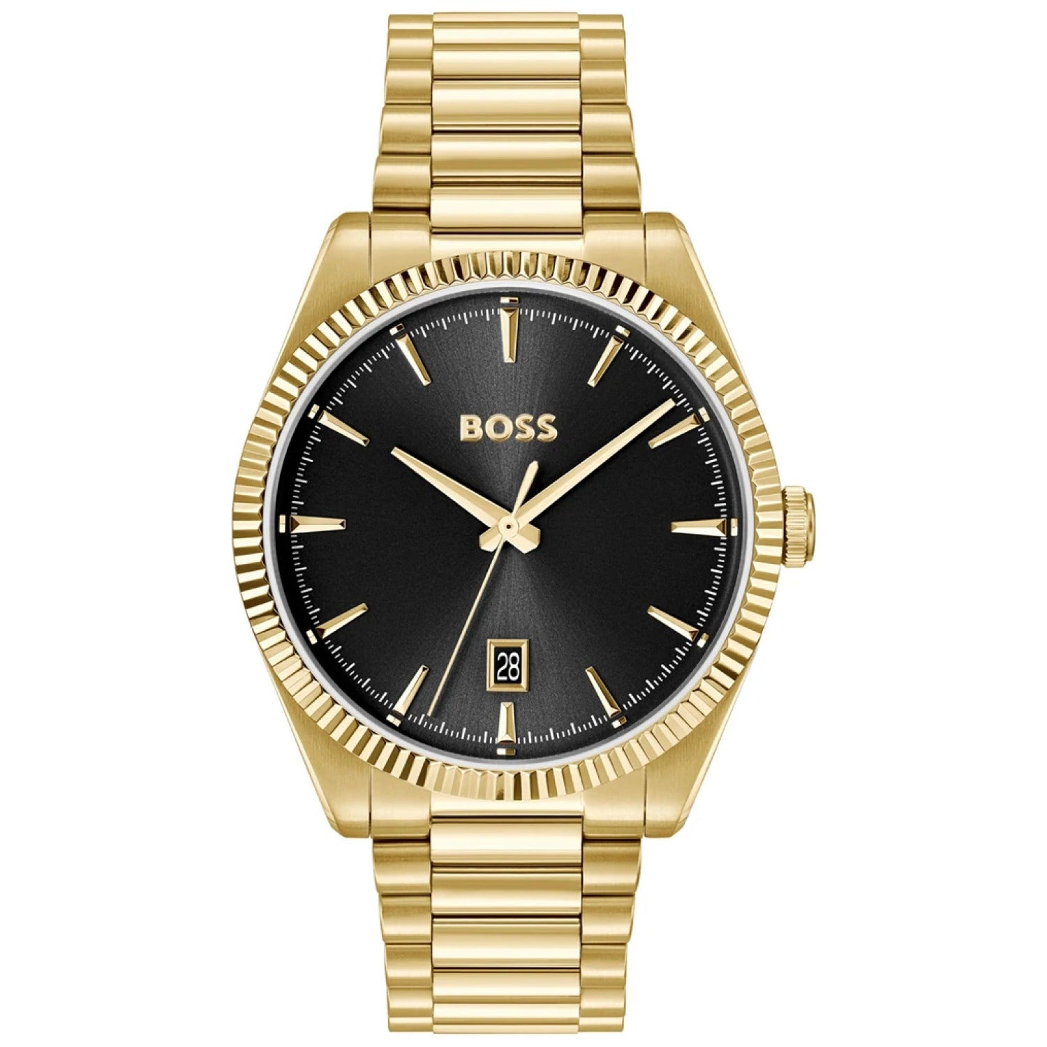 BOSS Cheswick 1514312 Herrenuhr • Goldfarben • Mineralglas
