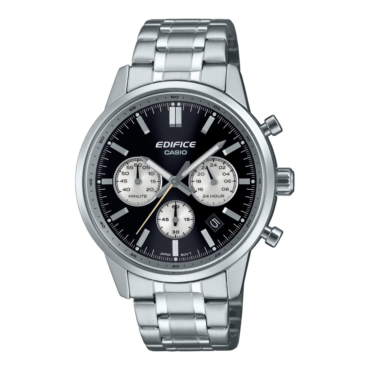 Casio Edifice EFR-575D-1AEF Herren Armbanduhr Schwarz • Chronograph • Edelstahlgehäuse