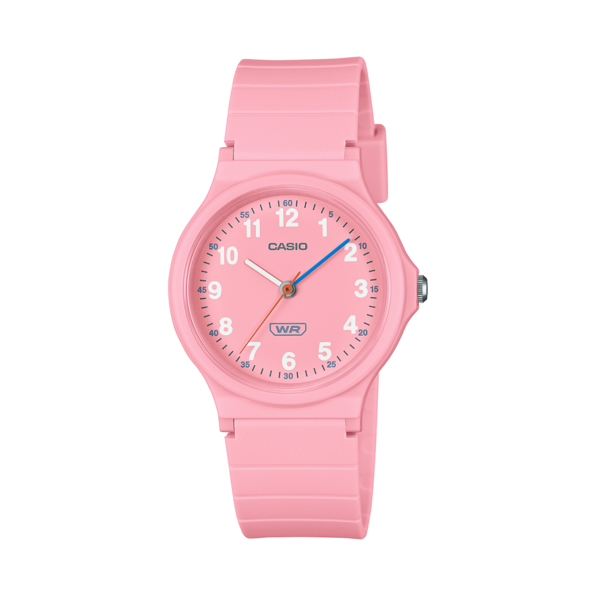 Casio LQ-24B-4BEF Timeless Collection Kinder Armbanduhr Rosa • Bio-Harz-Armband • Arabische Ziffern