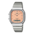 Casio AQ-240E-4AEF Edgy Collection Armbanduhr Pfirsich • Ana-Digi Anzeige • Retro-Modern Design