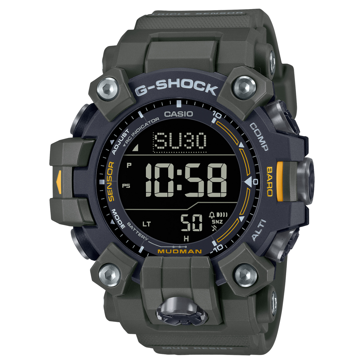 Casio G-Shock Mudman GW-9500-3ER Herrenuhr • Triple-Sensor • Solar-Funkuhr