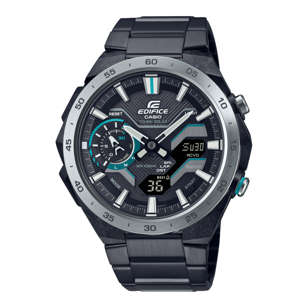 Casio Edifice ECB-2200DD-1AEF Herrenuhr Schwarz • Tough Solar • Bluetooth Smartphone-Link
