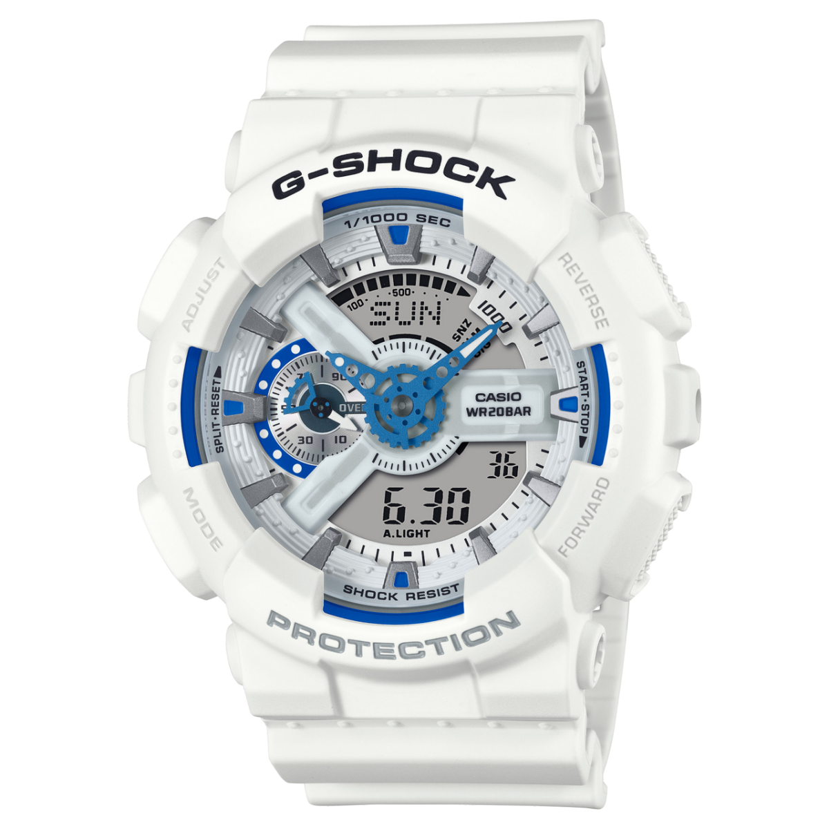 Casio G-Shock GA-110HDS-7AER Herrenuhr • Phosphoreszierendes Zifferblatt • 20 bar wasserdicht