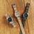 Set orologio da uomo Seiko 5 Sports: quadrante nero con cinturino in metallo e tessuto