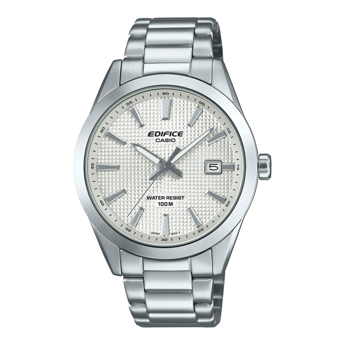 Casio Edifice EFV-160D-7AVEF Herrenuhr • Clous de Paris Zifferblatt • 10 bar Wasserdichtigkeit