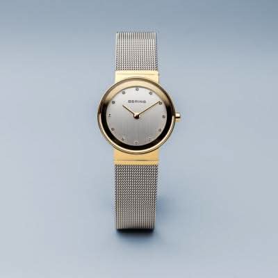 Orologio da donna Bering Classic 10126-001 • Vetro zaffiro antigraffio • Bracciale milanese raffinato