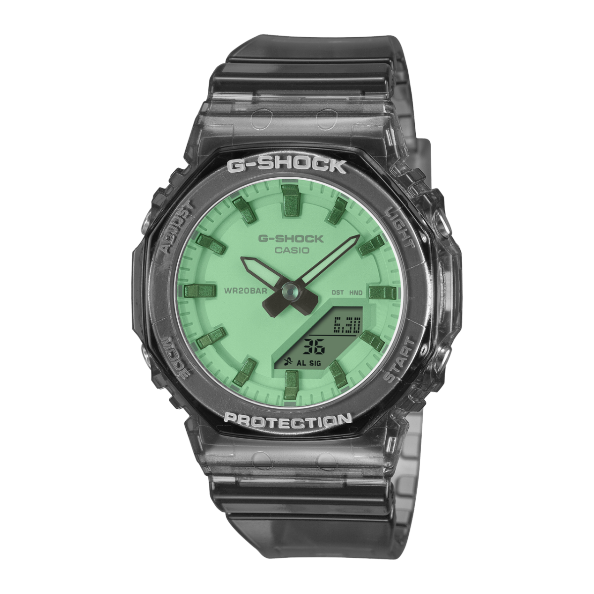 Casio GMA-P2100SR-1AER G-Shock Classic Damen Armbanduhr • Ana-Digi • Transparentes Sommmerdesign