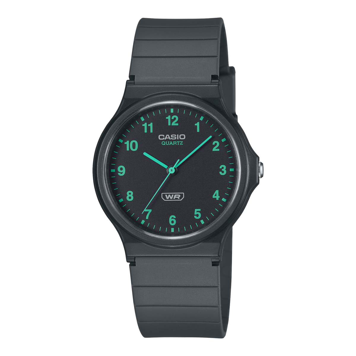 Casio Timeless MQ-24B-8BEF Damen • Bio-Harz-Armband • Schlankes Minimaldesign