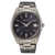 Orologio da uomo con quadrante blu scuro e cinturino in metallo (titanio)