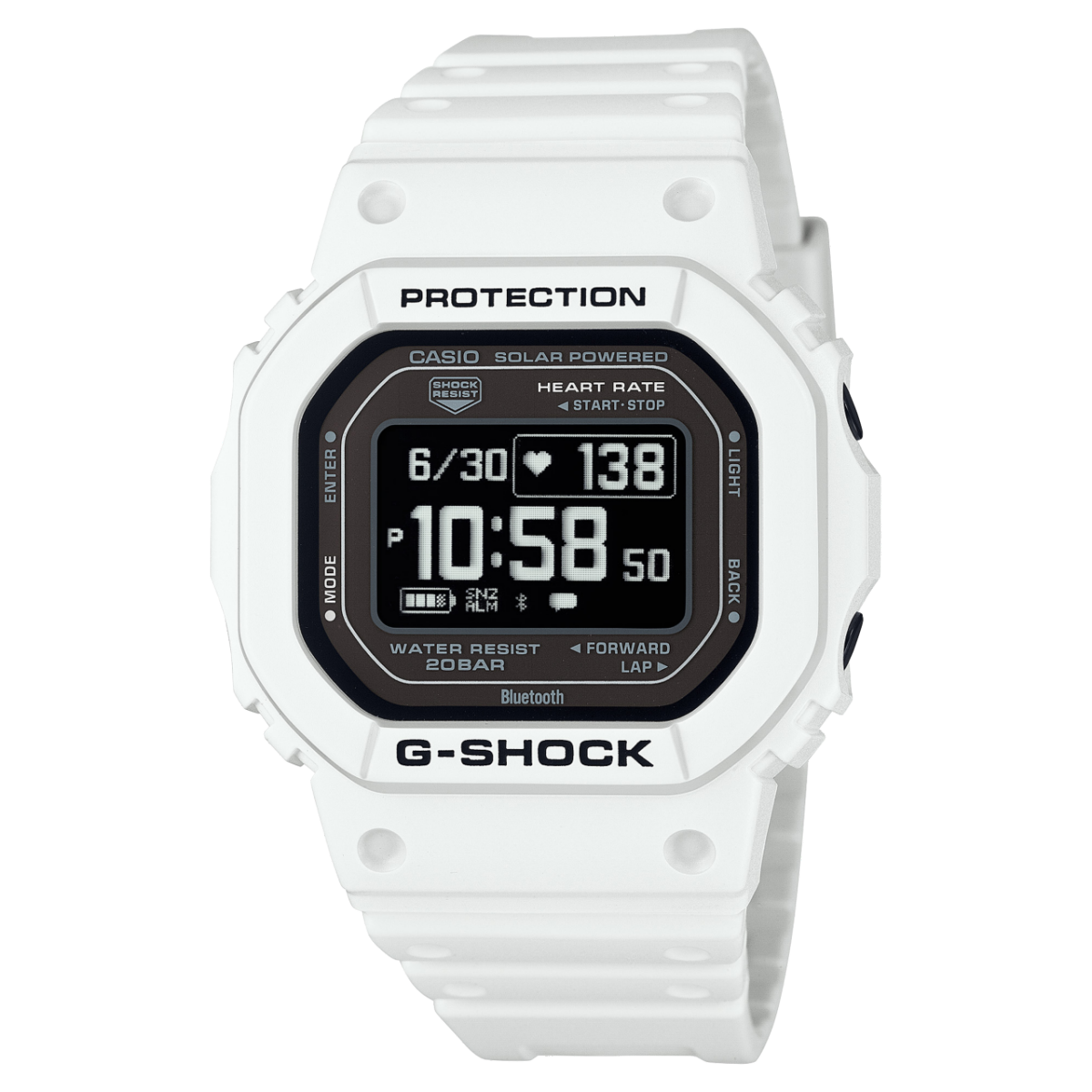 Casio G-Shock DW-H5600-7ER Herrenuhr • Herzfrequenzmesser • Solarantrieb