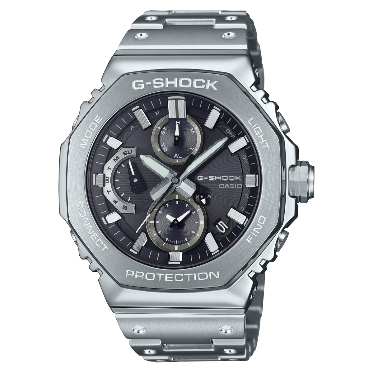 Casio G-Shock GMC-B2100D-1AER Herrenuhr • Vollmetall-Gehäuse • Solar & Bluetooth