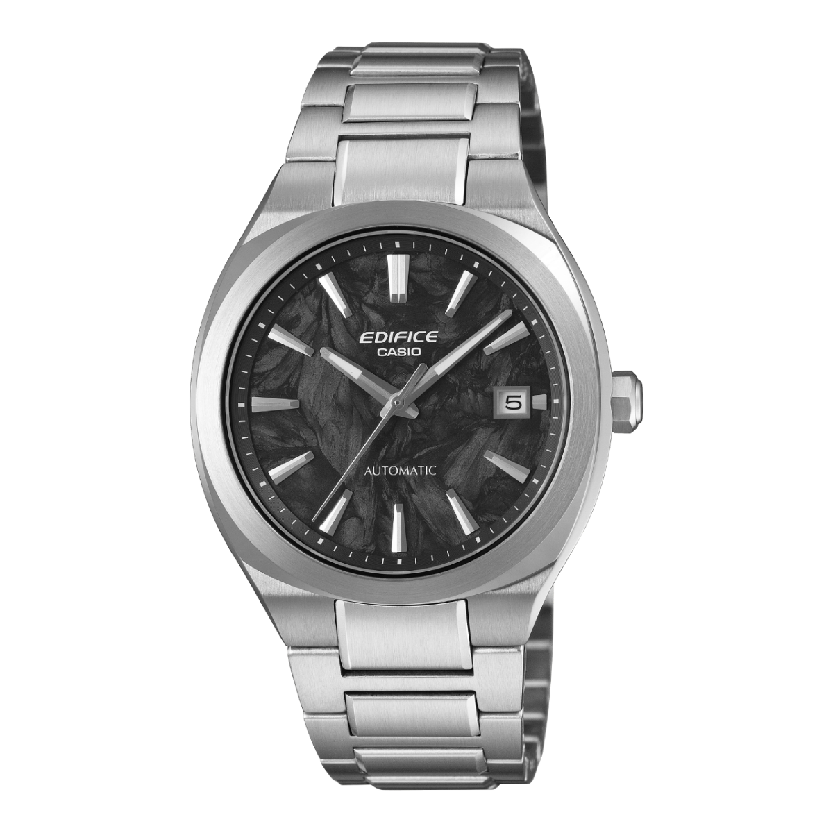 Casio Edifice EFK-200CD-1AER Herren Automatikuhr • Saphirglas • Geschmiedetes Carbon-Zifferblatt