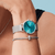 Orologio da donna Bering 14134-005-GWP • Vetro zaffiro • Maglia milanese