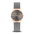 Orologio da donna Bering Classic 12131-369-GWP • Vetro zaffiro antigraffio • Bracciale in maglia milanese