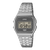 Casio Vintage A159WEVJ-7ER Unisex Armbanduhr Silber • Seigaiha-Muster • Made in Japan