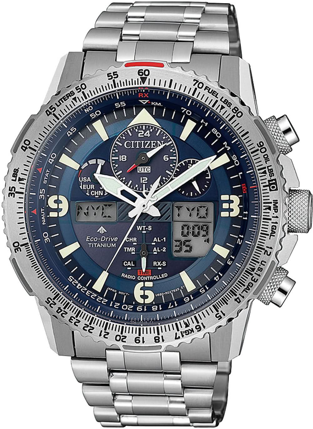 "Orologio da uomo Citizen Promaster Sky JY8100-80L • Super Titanium • Eco-Drive & Radio controllato"