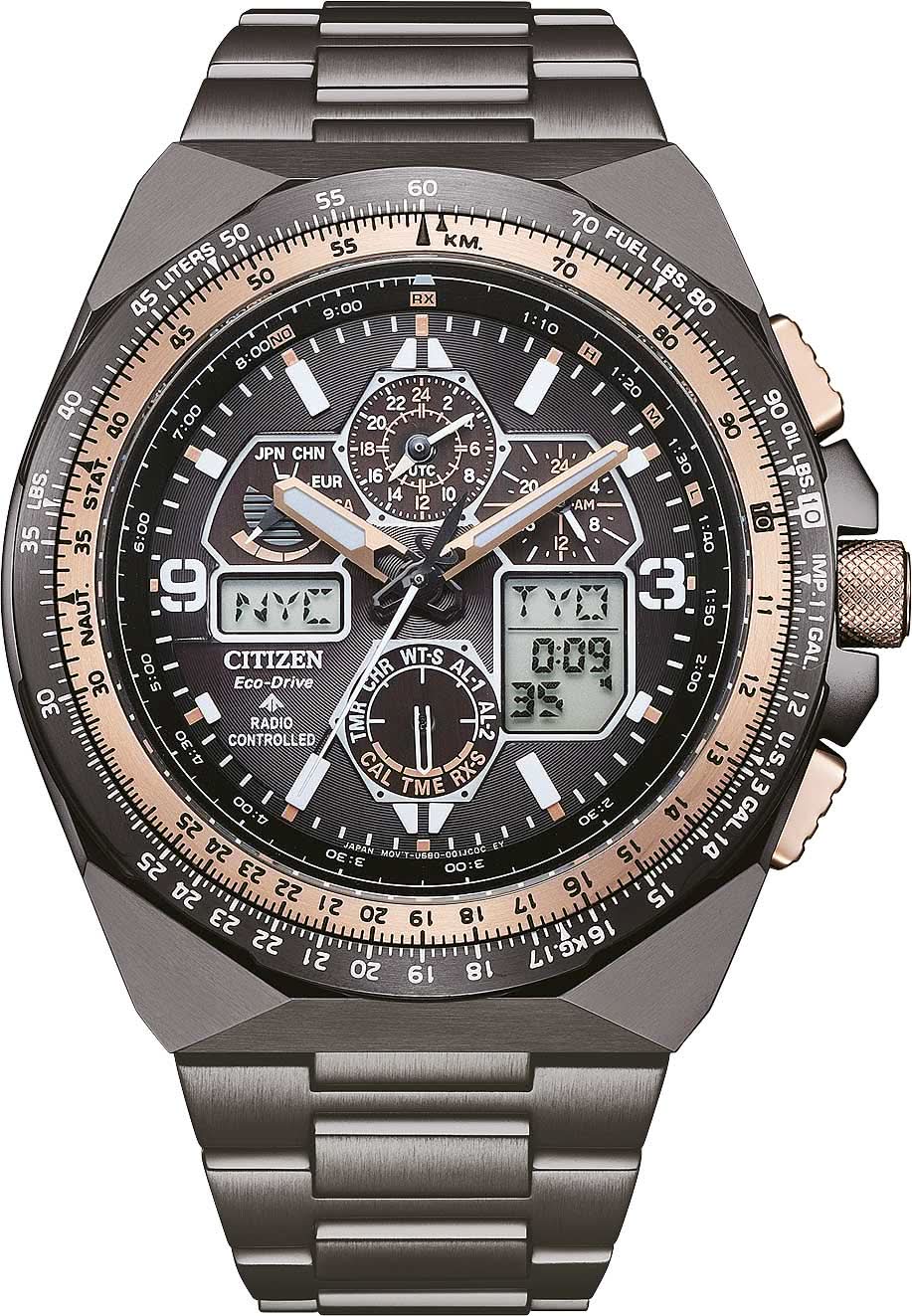 Orologio da uomo Citizen Promaster Sky JY8146-54E • Radiocontrollato solare • Vetro zaffiro antigraffio