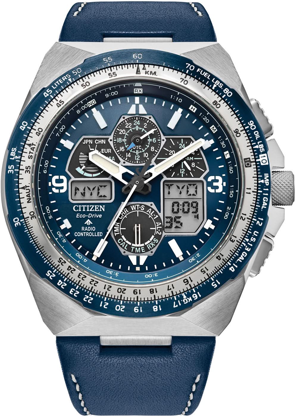 Orologio da uomo Citizen Promaster Skyhawk JY8148-08L • Eco-Drive Radio Controllato • Vetro Zaffiro