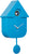 Orologio da parete Karlsson 41x21,5x8,5 cm Plastica • Design moderno • Canto del cuculo