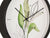"Orologio da parete Karlsson 26 cm Ø • Design Botanical Leaves • Movimento al quarzo moderno"