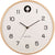 Orologio da parete Karlsson 31,5 cm Ø Legno • Richiamo del cuculo integrato • Movimento al quarzo silenzioso