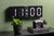 Orologio da parete con design a ribalta e display LED digitale AM/PM