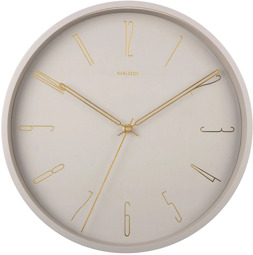 "Orologio da parete Karlsson 35x35x4 cm Ferro • Design moderno • Numeri arabi"