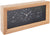 Sveglia Rettangolare Karlsson Neat 12.8x26x5.4 cm Bambù • Indicazione Analogica dell'Ora • Con Temperatura e Umidità