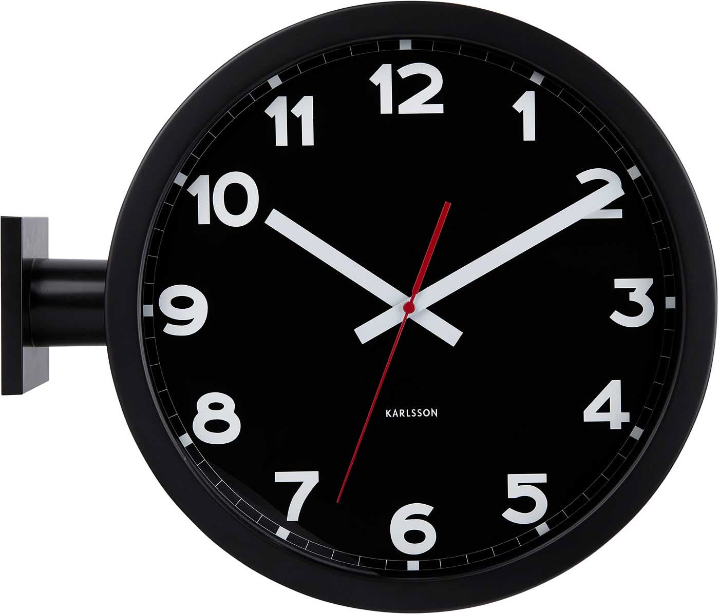 Orologio da parete Karlsson 38x38x13 cm Alluminio • Design minimalista • Movimento al quarzo preciso