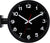 Orologio da parete Karlsson 38x38x13 cm Alluminio • Design minimalista • Movimento al quarzo preciso