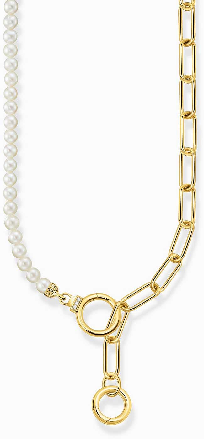 Collana con catena e perle, due chiusure - Thomas Sabo Modello: KE2193-445-14