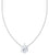 Collana in argento sterling 925 con pendente a goccia con zircone bianco, Thomas Sabo, Modello: KE2213-051-14-L45V