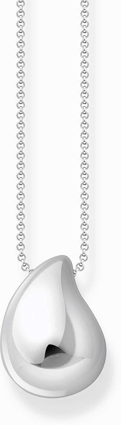 Collana con pendente a goccia organica dal design aperto sul retro per un comfort leggero - Thomas Sabo Modello: KE2281-001-21