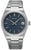 Orologio da donna Seiko con quadrante blu, datario a ore 6, bracciale in acciaio inossidabile.