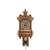 Rombach & Haas TRADITION 3401 Orologio da Parete Legno Scuro • Movimento Meccanico 8 Giorni • Intaglio a Traforo Fatto a Mano
