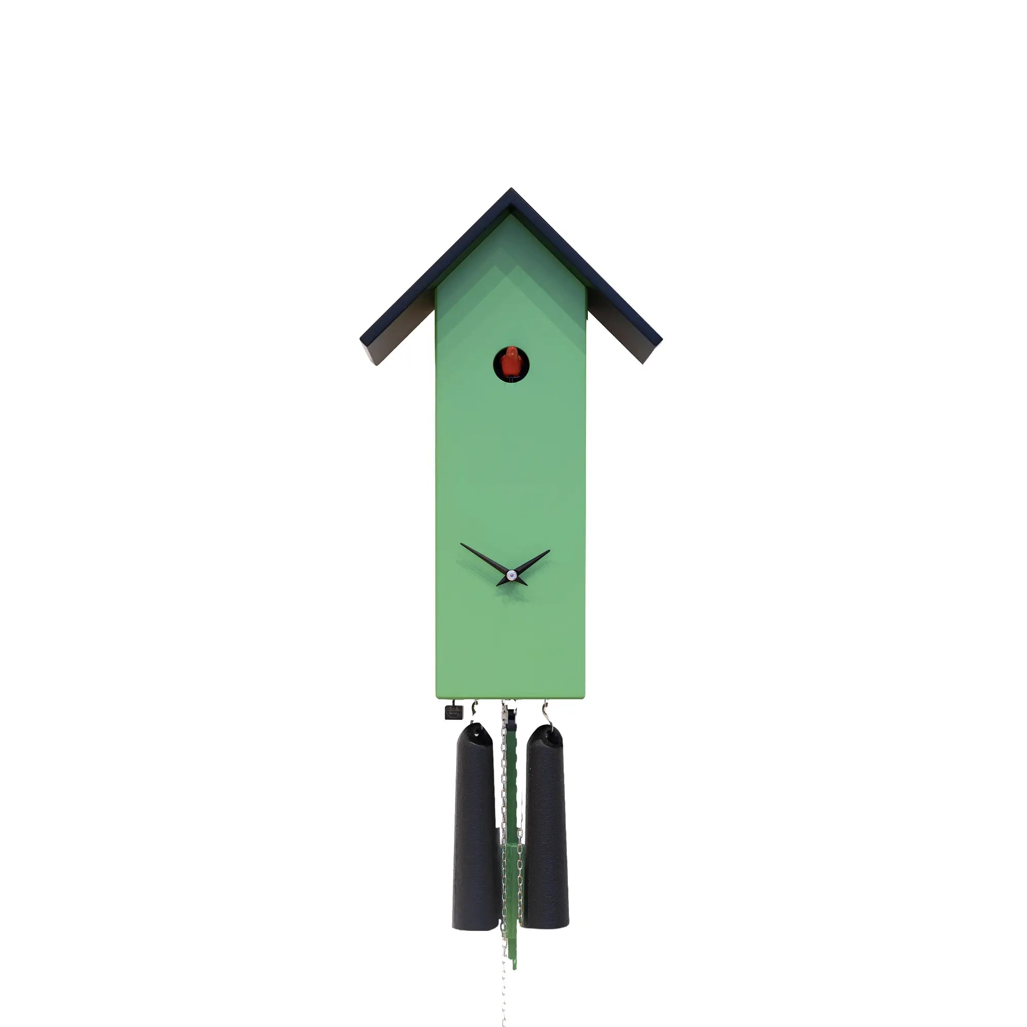 Rombach & Haas Classic SL35-4 Orologio da Parete Verde • Movimento Meccanico 8 Giorni • Cuculo Intagliato a Mano