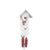 Rombach & Haas Classic SL35 H-1/14/3 Orologio da Parete Bianco/Oro/Rosso • Movimento Meccanico 8 Giorni • Autentico Orologio a Cucù della Foresta Nera