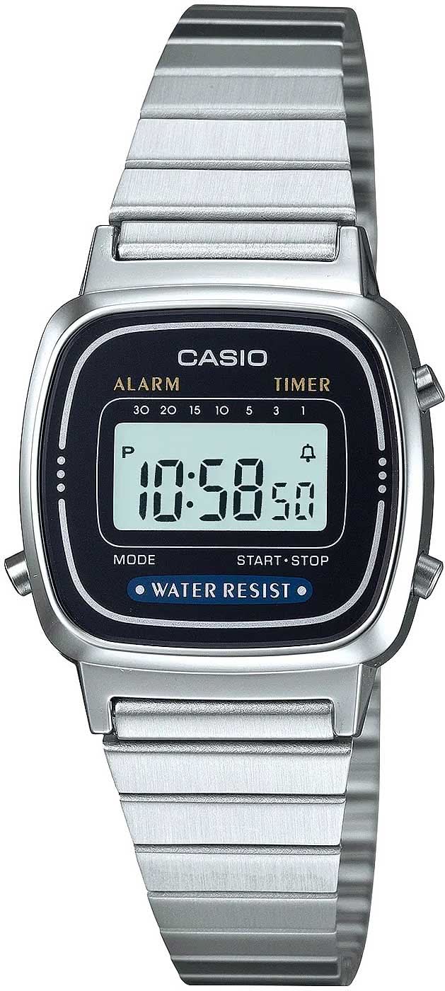 Casio Vintage LA670WEA-1EF Orologio da Donna • Iconico Design Retrò • Sveglia Pratica