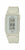 Casio Vintage-Uhr mit LED-Display und hellem Kautschukband, rechteckiges Gehäuse
