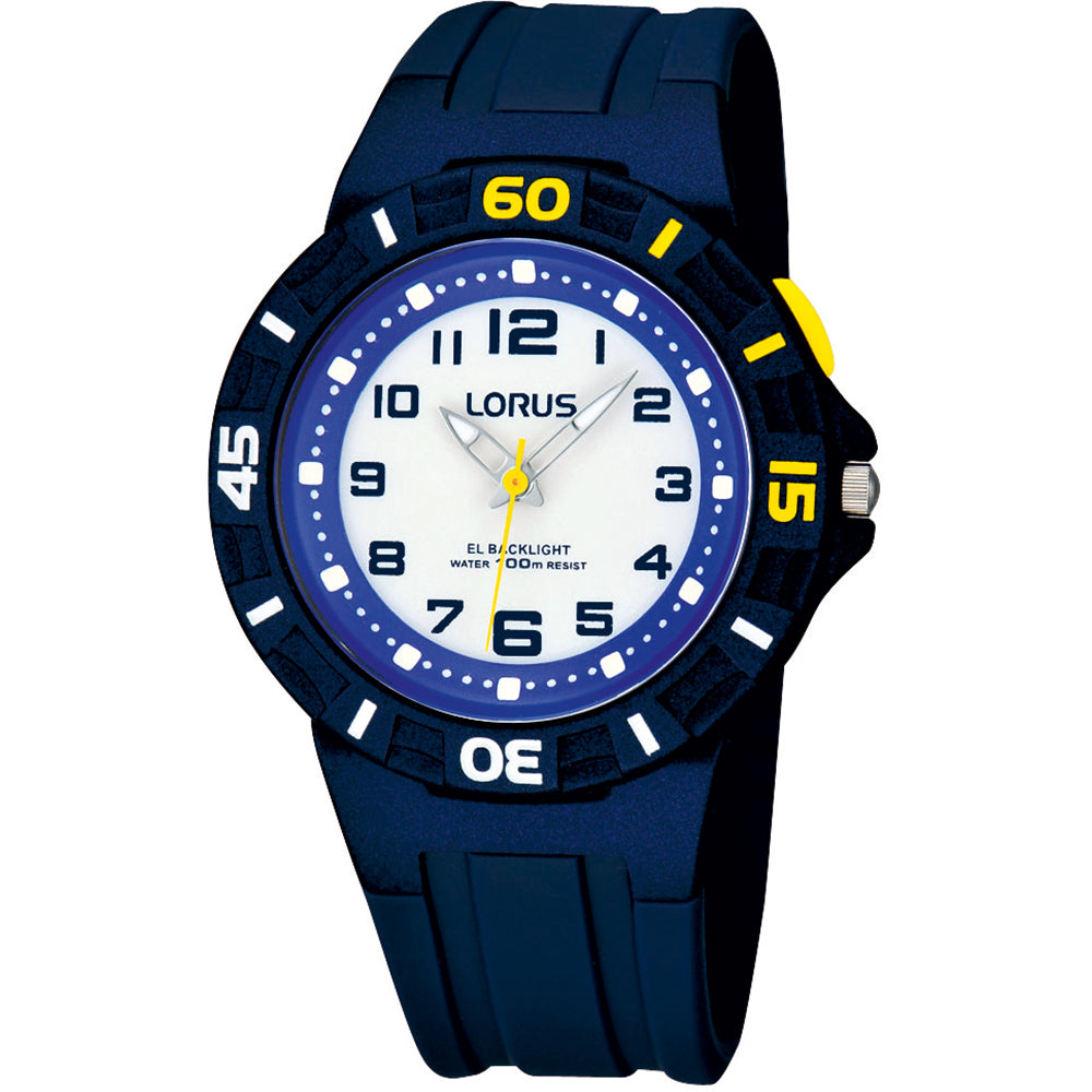 Lorus Young R2317HX9 Kinderuhr Blau • Acrylglas • 10 ATM wasserdicht