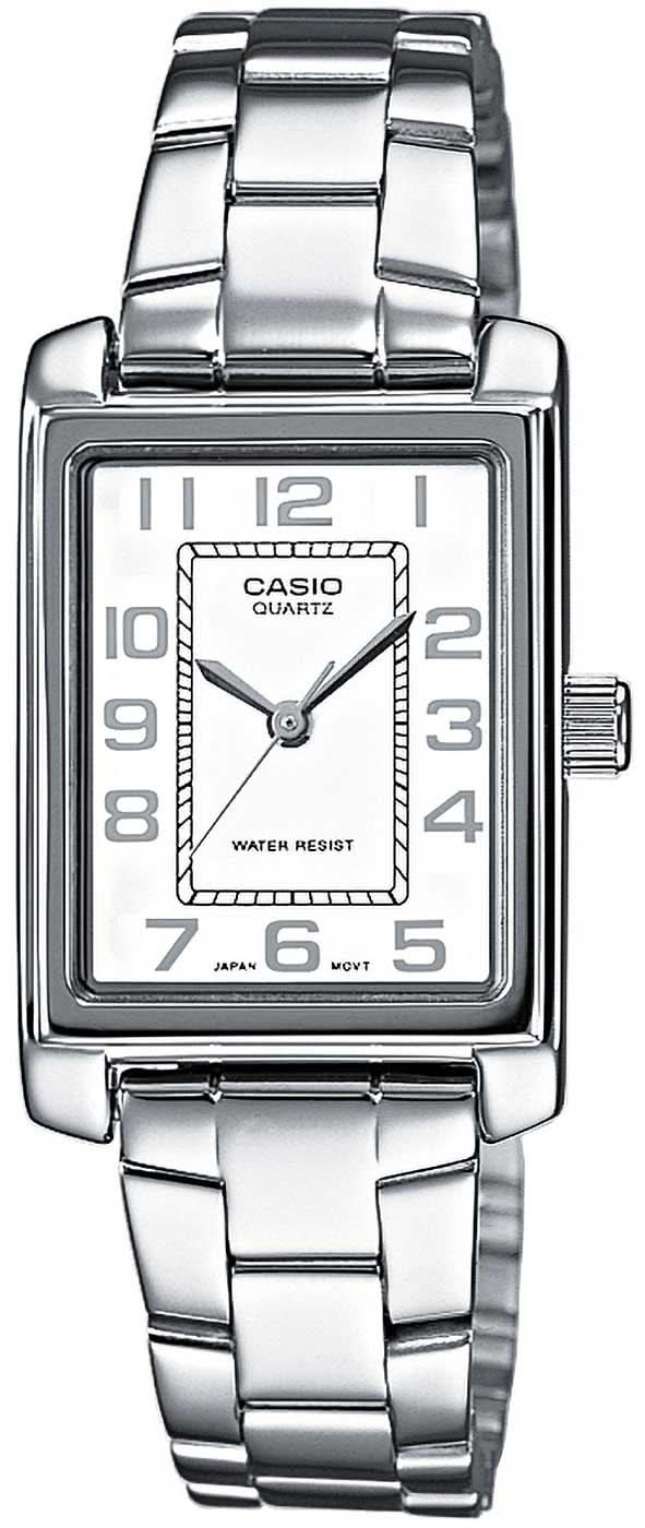 Orologio da donna Casio Timeless LTP-1234PD-7BEG • Design classico • Acciaio inossidabile