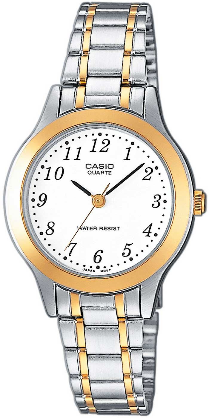 Orologio da donna Casio Timeless Collection LTP-1263PG-7BEG • Elegante design bicolore • Classica senza tempo