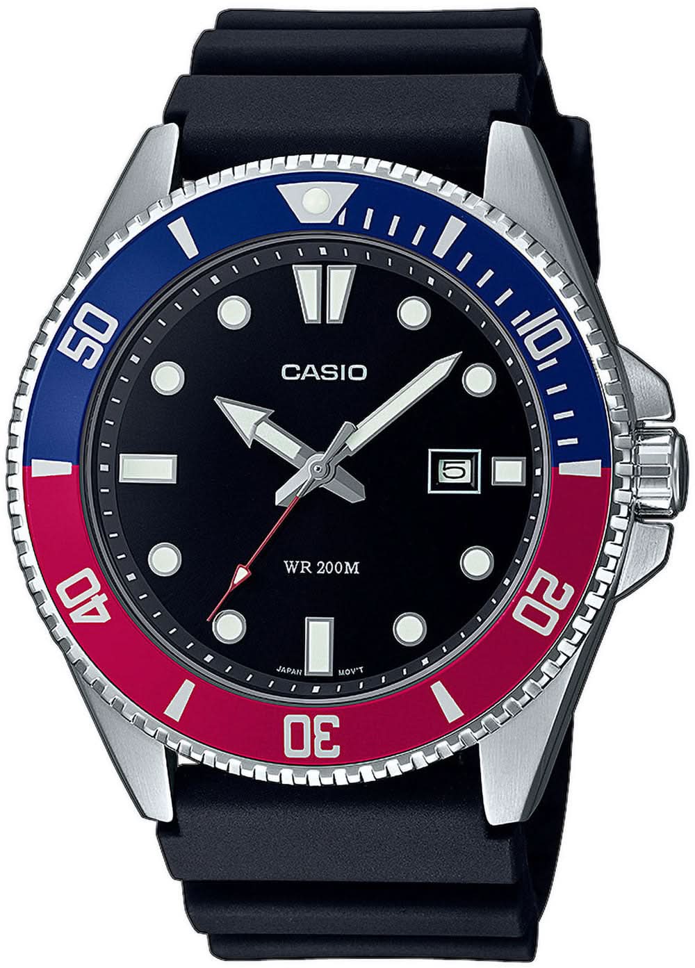 Orologio da uomo Casio Collection MDV-107-1A3VEF • Impermeabilità 20 bar • Design sportivo da sub