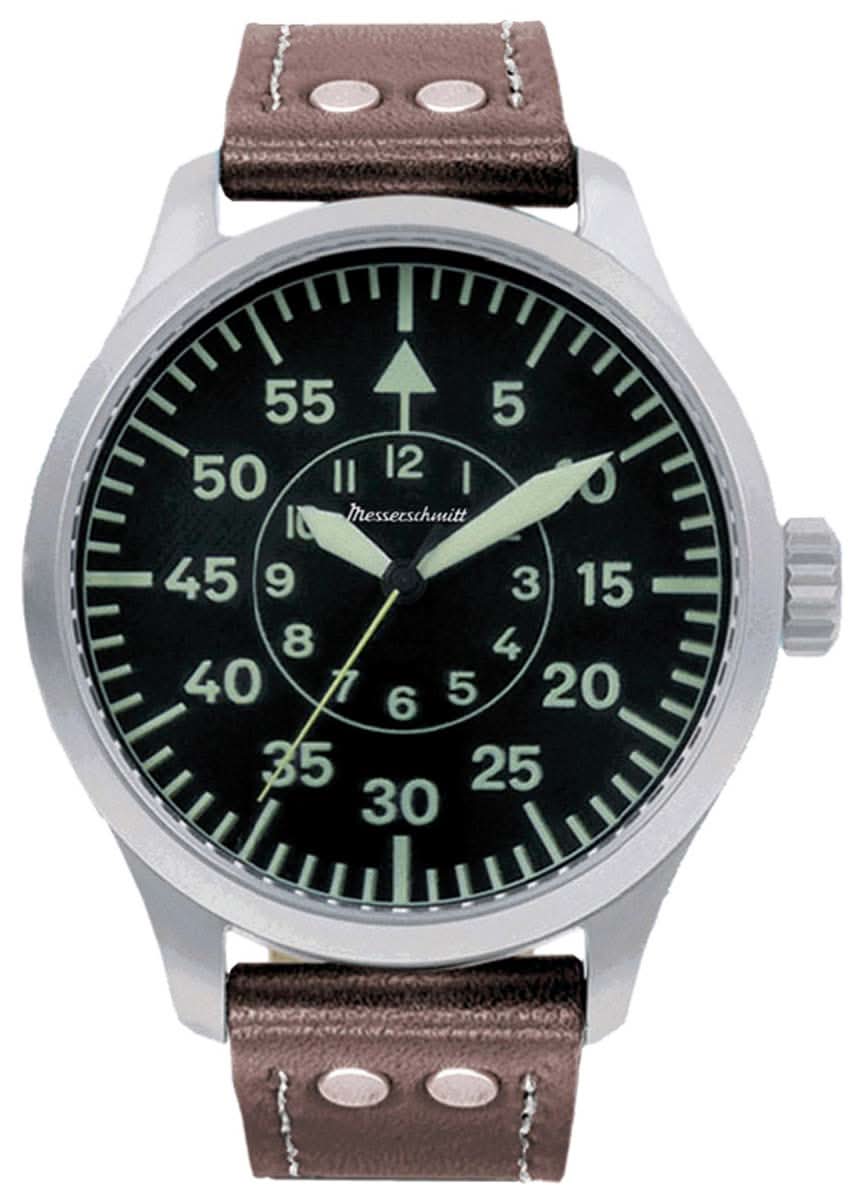 Orologio da uomo Messerschmitt Beobachter ME-47XL • Made in Germany • Design da aviatore