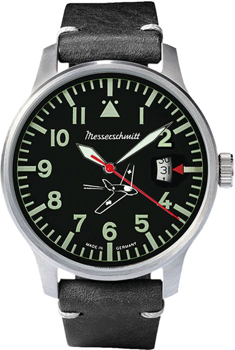 Orologio da uomo Messerschmitt Me 163 ME163-80-2 • Design da aviatore • Made in Germany
