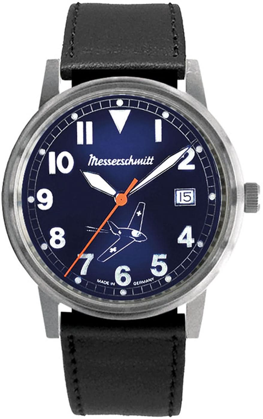 Orologio da uomo Messerschmitt Komet ME163-80-4 • Made in Germany • Design da aviatore